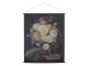 Nástěnná vintage mapa s květy Floral print - 124*145 cm Chic Antique