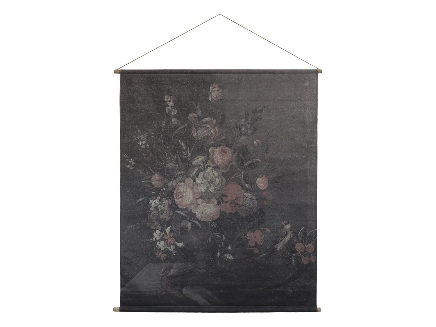 Nástěnná vintage mapa s květy Floral print IV - 124*145cm Chic Antique Nástěnná vintage mapa s květy Floral print IV - 124*145cm Chic Antique