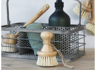 Dřevěný kartáč na mytí zeleniny Vegetable Brush - 6*9cm
