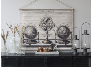 Nástěnná mapa s glóbusy Globe - 120*90 cm
