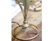 Bronzová antik stolní lampa s listy Leaves - 38*33*55 cm/ E27/ 40W Chic Antique