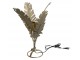 Bronzová antik stolní lampa s listy Leaves - 38*33*55 cm/ E27/ 40W Chic Antique