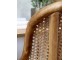 Antik dřevěná židle s výpletem a opěrkami na kolečkách Old French chair - 62*62*92 cm Chic Antique