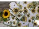 Béžový bavlněný běhoun se slunečnicemi Sunny Sunflowers - 50*140 cm Clayre & Eef