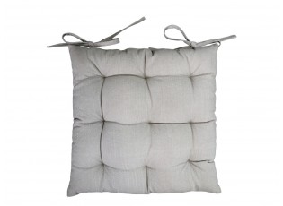 Taupe podsedák s výplní Nimes Seat - 40*40 cm
