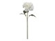 Dekorace umělá bílá květina Hortenzie Hydragea white - 85 cm Chic Antique