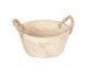 Sada 2 dřevěných košíků/ misek - Ø 36*16 cm / Ø 29*13 cm Clayre & Eef