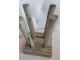 Dekorační stolička ze světlého dřeva - 18*18*26 cm Clayre & Eef