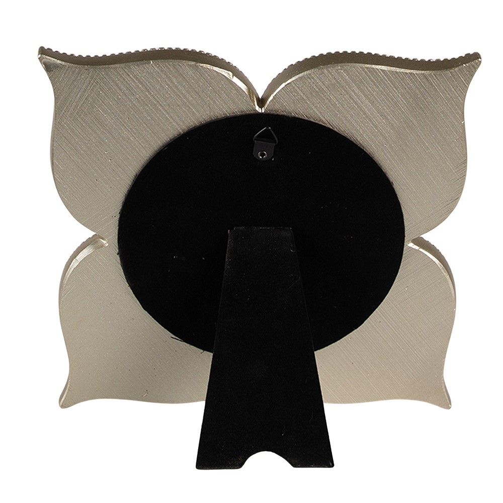 Stolní zrcadlo Flower Silver - 21*2*21 cm Clayre & Eef Stolní zrcadlo Flower Silver - 21*2*21 cm Clayre & Eef