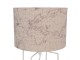 Bílá stolní lampa s béžovým stínidlem - Ø 22*34 cm E27/max 1*60W Clayre & Eef