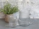 Skleněný transparentní džbánek s vroubky Jug Groove - 14*12cm Chic Antique