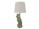 Stolní lampa s papouškem a béžovým stínidlem Parrot - Ø 18*38 cm E27/max 1*60W Clayre & Eef
