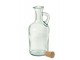Malá skleněná karafa z recyklovaného skla se špuntem Weny - 7*7*17 cm/ 250ml J-Line by Jolipa
