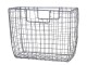 Zinkový antik drátěný košík Fil de fer Basket L - 29*13*22cm Chic Antique