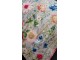 Béžový vyšívaný polštář rozkvetlá louka Flowers Poppy - 45*45*15cm Mars & More 