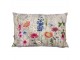 Béžový polštář rozkvetlá louka Flowers Poppy s výšivkou - 40*60*15cm Mars & More 