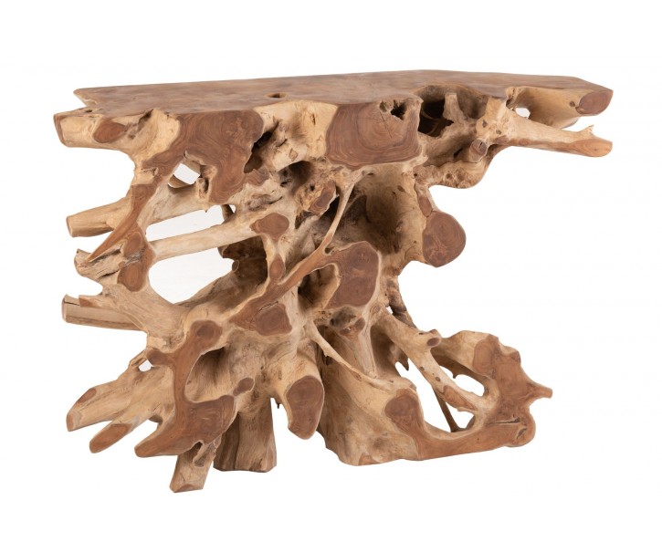 Přírodní konzolový stůl z teakového dřeva Raoul teak - 121*40*81cm J-Line by Jolipa