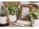 Zlatý antik dekorativní fotorámeček s jemnými lístky - 19*2*24 cm / 13*18 cm Clayre & Eef