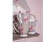 Porcelánový hrnek s květy - 11*8*10 cm / 290 ml Clayre & Eef