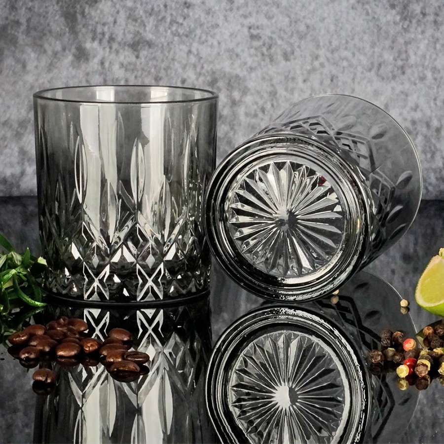 Skleněná nápojová sklenička Water Grey S - 280 ml Clayre & Eef Skleněná nápojová sklenička Water Grey S - 280 ml Clayre & Eef
