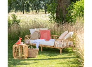 Přírodní ratanová pohovka / postel Pierre Rattan - 186*77*55cm
