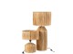Stolní přírodní lampa z banánových listů Hanna Bannas - Ø 35*30 cm/ E27/ 40W J-Line by Jolipa