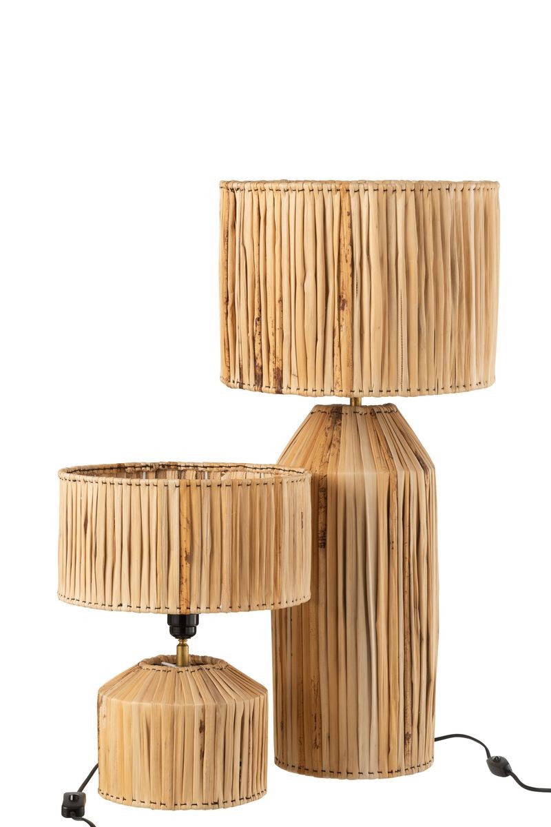 Stolní přírodní lampa z banánových listů Hanna Bannas - Ø 35*30 cm/ E27/ 40W J-Line by Jolipa Stolní přírodní lampa z banánových listů Hanna Bannas - Ø 35*30 cm/ E27/ 40W J-Line by Jolipa