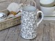 Mocca porcelánový džbán s ornamenty Arés Mocca - 15*9*20cm / 1100ml Chic Antique