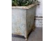 2ks zelený kovový květináč s rezavou patinou Pattien - 76*47*45/ 64*33*31cm Chic Antique