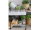 3ks plechový zinkový antik obal na květináč Planters - Ø 21*22/Ø 17*20 / Ø 13*18cm Chic Antique
