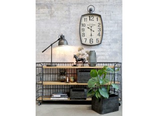3ks plechový zinkový antik obal na květináč Planters - 40*30*30/ 32*22*21cm