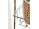 Bronzový antik dekorační kovový etažér Fil de Fer Basket - 23*41*55cm Chic Antique
