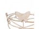 Béžový antik baldachýn s motýlkem Butterfly - 66*46*23 cm Clayre & Eef