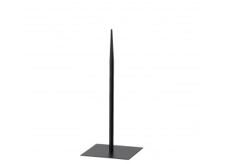 Černý kovový stojan na toaletní papír S - 14*14*34 cm