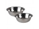 Misky pro zvířata v hnědém antik dřevěném stojanu - 41*22*12 cm / 2*500 ml Clayre & Eef