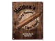 Hnědá antik nástěnná kovová cedule Cigar Lounge - 20*1*25 cm Clayre & Eef