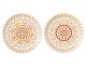 Set 2ks porcelánový jídelní talíř Plate Jam - Ø27*2cm J-Line by Jolipa