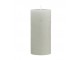 Zelená široká svíčka Rustic pillar verte - Ø 7*10cm/ 40h Chic Antique