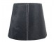 Černé stínidlo lampy z hovězí kůže - Ø18*Ø13*15cm / E27 Mars & More 