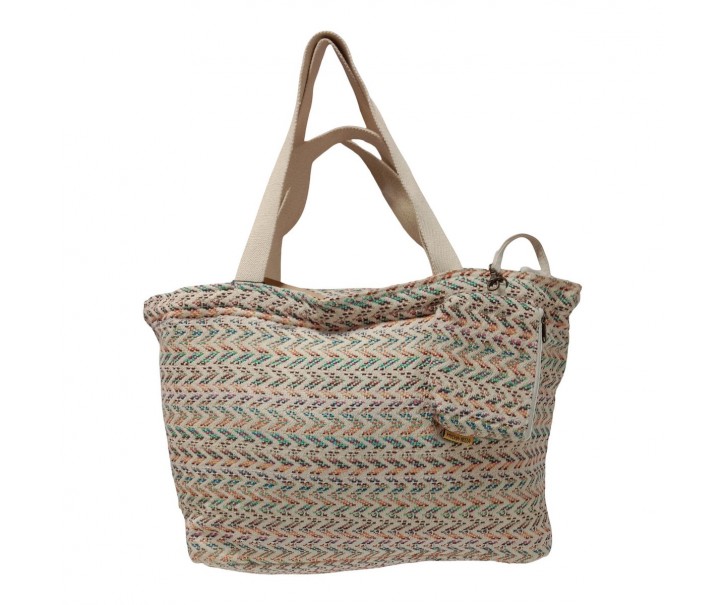 XL Beach bag shopper Jacquard - 66*22*36cm Mycha Ibiza new