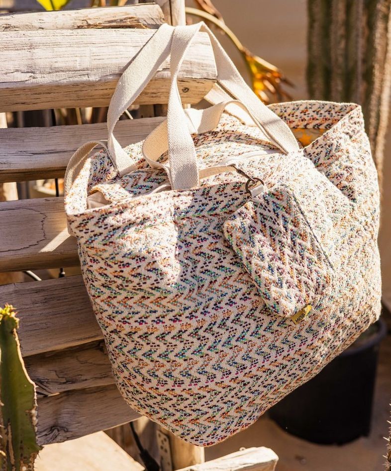 XL Beach bag shopper Jacquard - 66*22*36cm Mycha Ibiza new XL Beach bag shopper Jacquard - 66*22*36cm Mycha Ibiza new