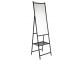 Stojací zrcadlo v černém kovovém rámu Industrial - 45*161 cm J-Line by Jolipa