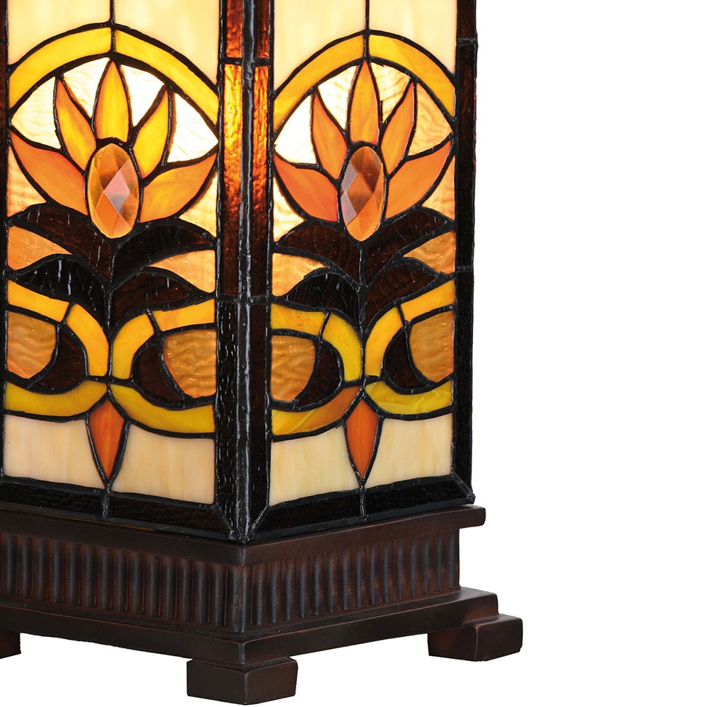 Tiffany lampa Fleur - 18*45 cm 1x E27 / Max 60W Clayre & Eef Tiffany lampa Fleur - 18*45 cm 1x E27 / Max 60W Clayre & Eef