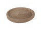Přírodní dekorativní dřevěná servírovací mísa/talíř - Ø 26*3 cm Clayre & Eef