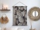 Nástěnné kulaté zrcadlo v rámu z mořské trávy Seagrass - 70 cm Chic Antique
