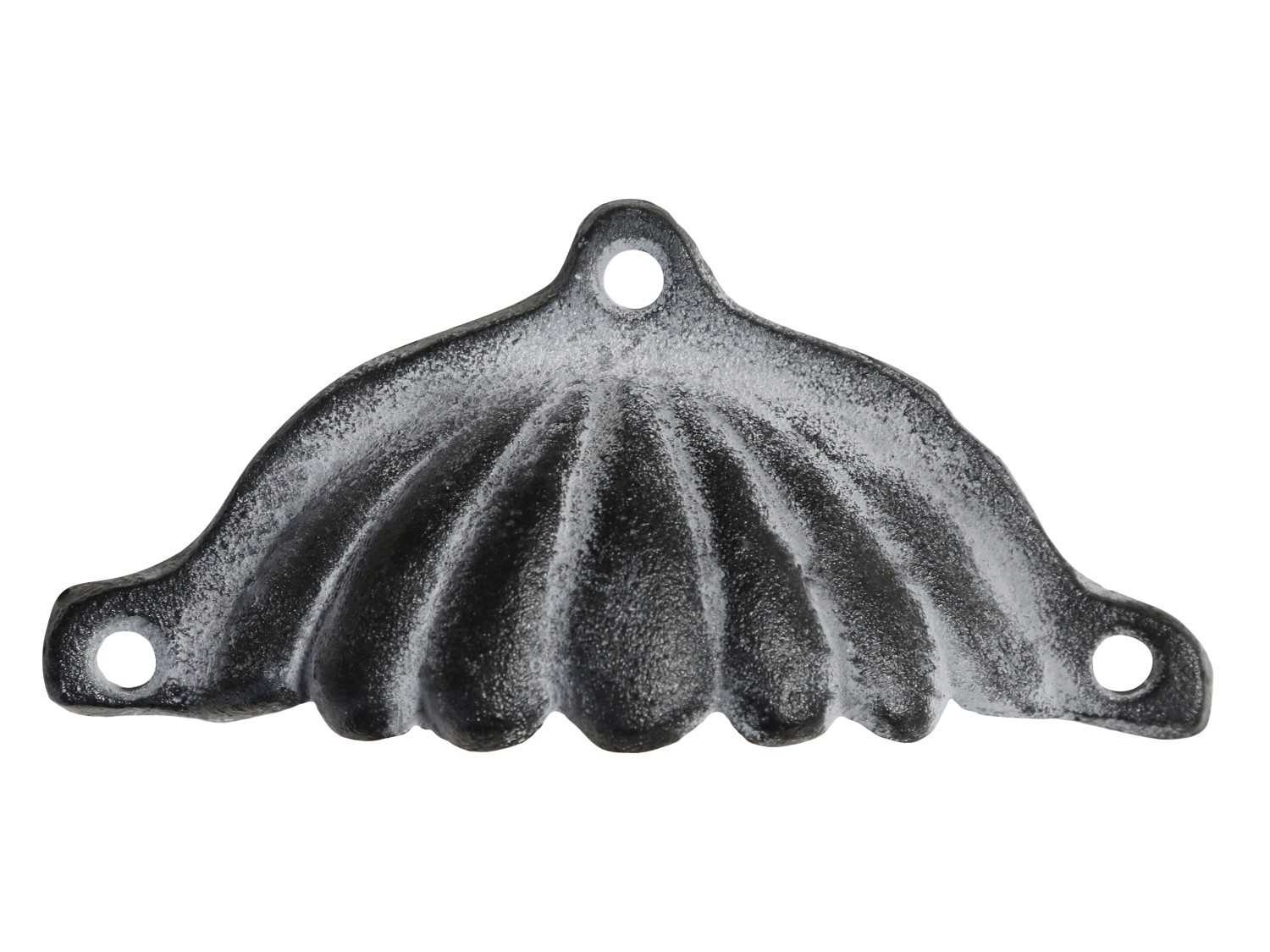 Šedá antik litinová úchytka s drážkami Grooves - 10*2*5 cm Chic Antique Šedá antik litinová úchytka s drážkami Grooves - 10*2*5 cm Chic Antique