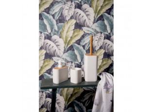 Keramický WC držák na kartáč Dao - 9*9*34 cm