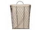 Zinkový antik drátěný košík s bavlněnou vložkou Gie - 23*9*37cm Clayre & Eef