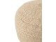 Venkovní přírodně-krémový kulatý puf Miami Outdoor - Ø 50*35 cm J-Line by Jolipa