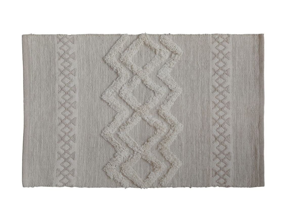 Béžový bavlněný koberec s ornamenty Rug pattern - 60*90 cm Chic Antique Béžový bavlněný koberec s ornamenty Rug pattern - 60*90 cm Chic Antique